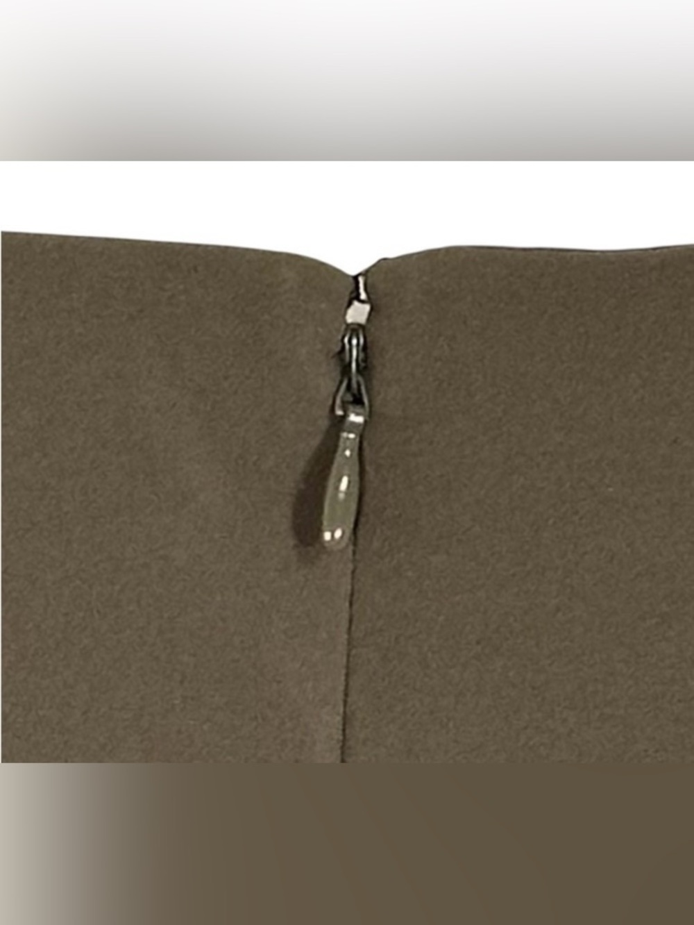 NEW Olive Green Cropped Belted Jumpsuit Sz 8 - Picture 10 of 13